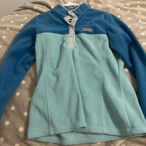 columbia quarter snap fleece top
